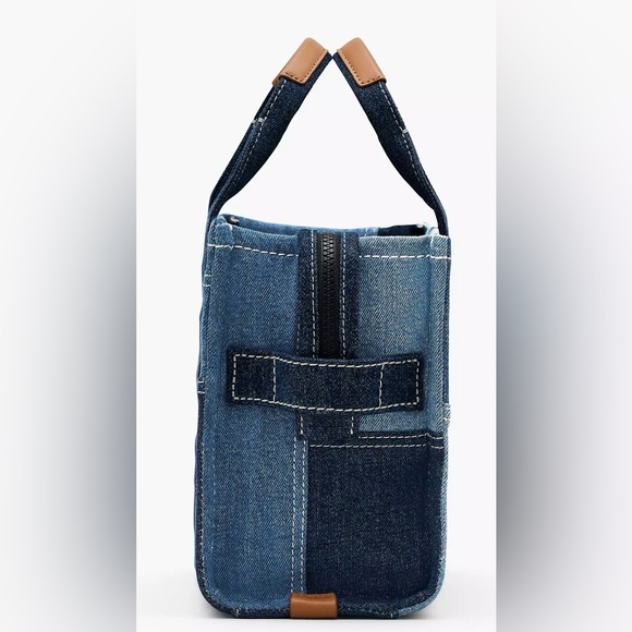 Marc Jacobs Small Tote Bag in Denim Multi, New - Picture 3 of 16